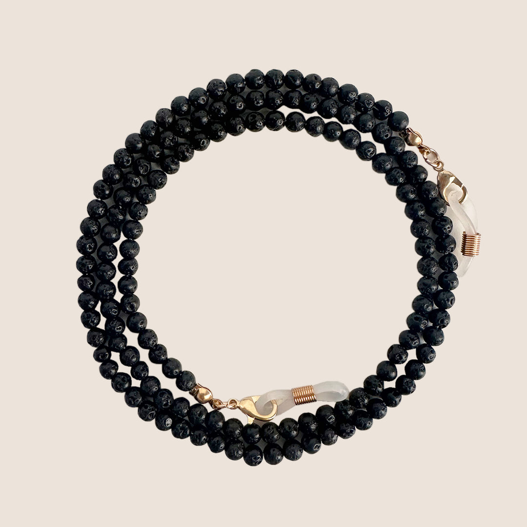 Multi-Layered Bead Eyewear Chain Bowlift
