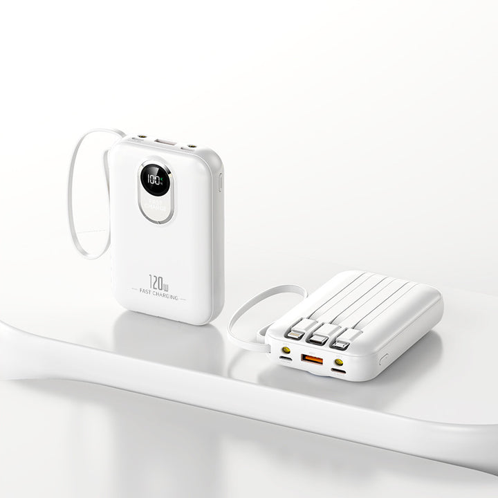 Portable power bank with fast charging function and digital charge level indicator Bowlift