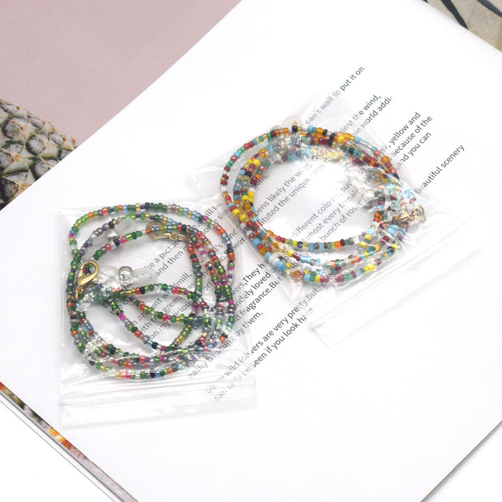 Colorful Multi-Textured Eyewear Chain Bowlift