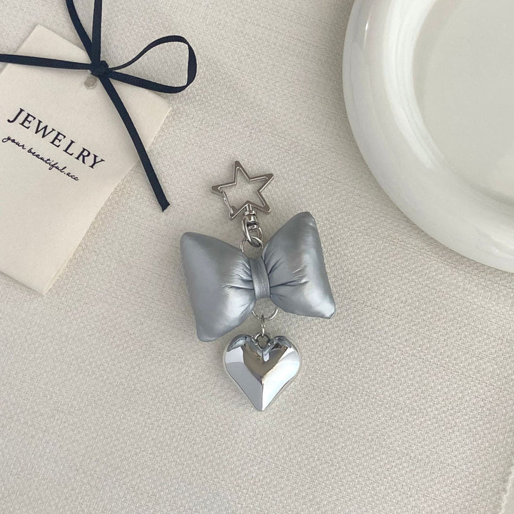 Bow-Shaped Charm Keychain Bowlift