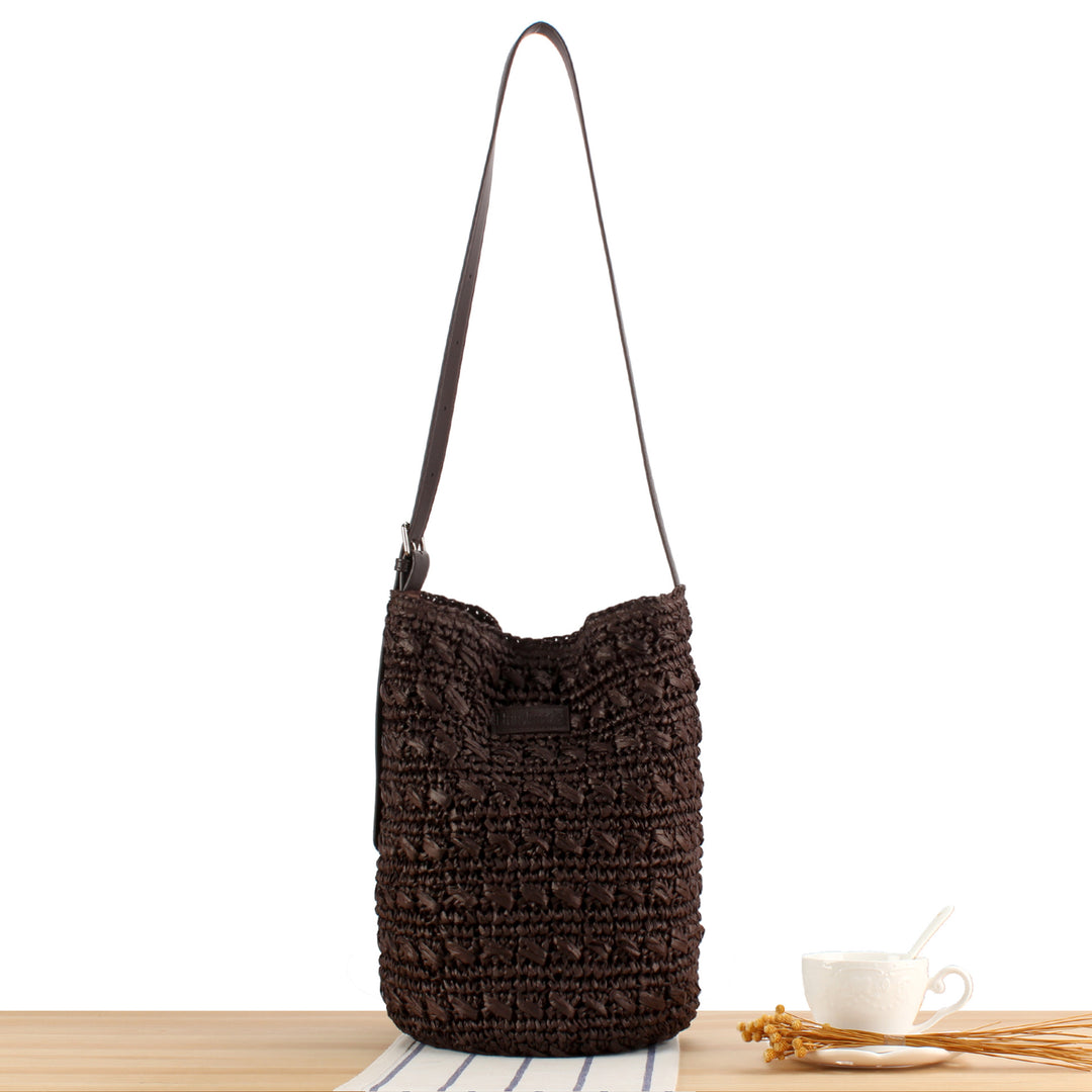 Handcrafted Practical Shoulder Bag with Structure Pattern Bowlift
