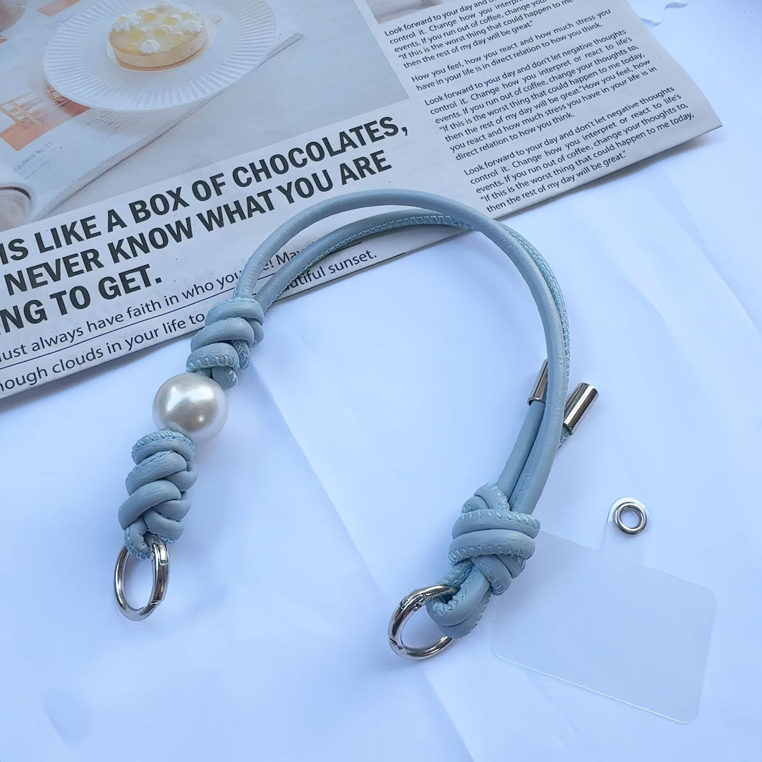 Elegant Braided Keyring Strap Bowlift