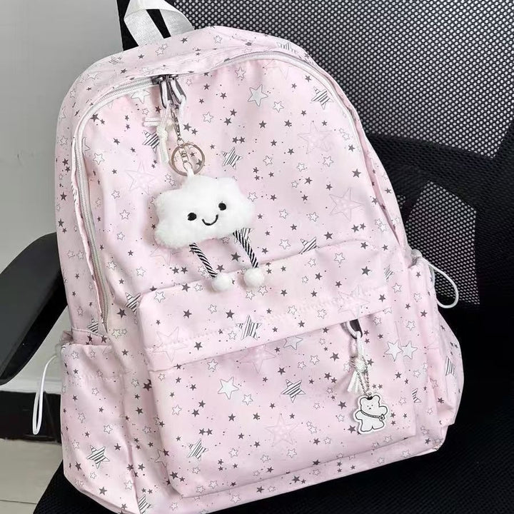 Star-Patterned Backpack Bowlift