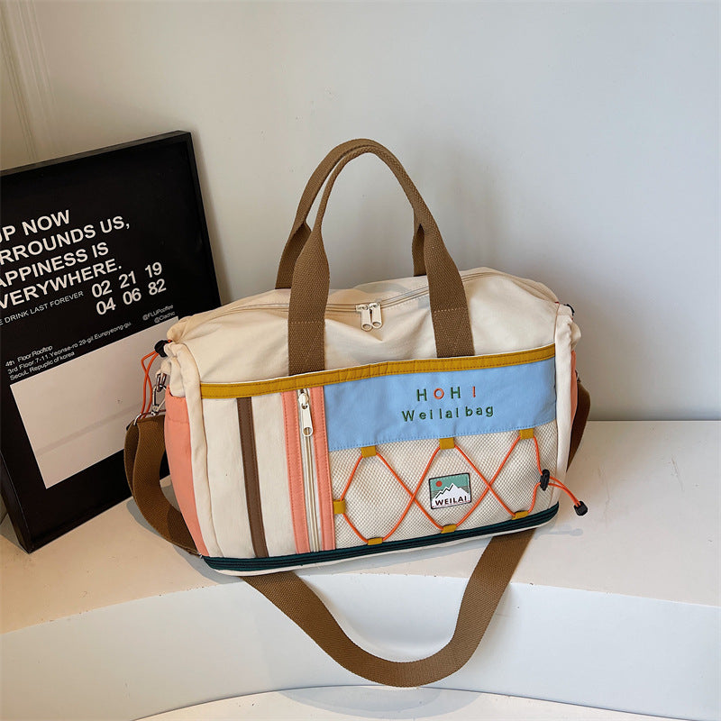 Versatile Multi-Pocket Wellness Travel Duffel