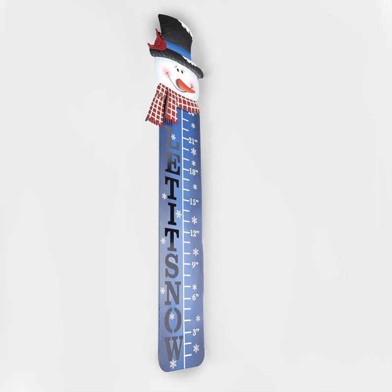 Skiing-Themed Growth Chart