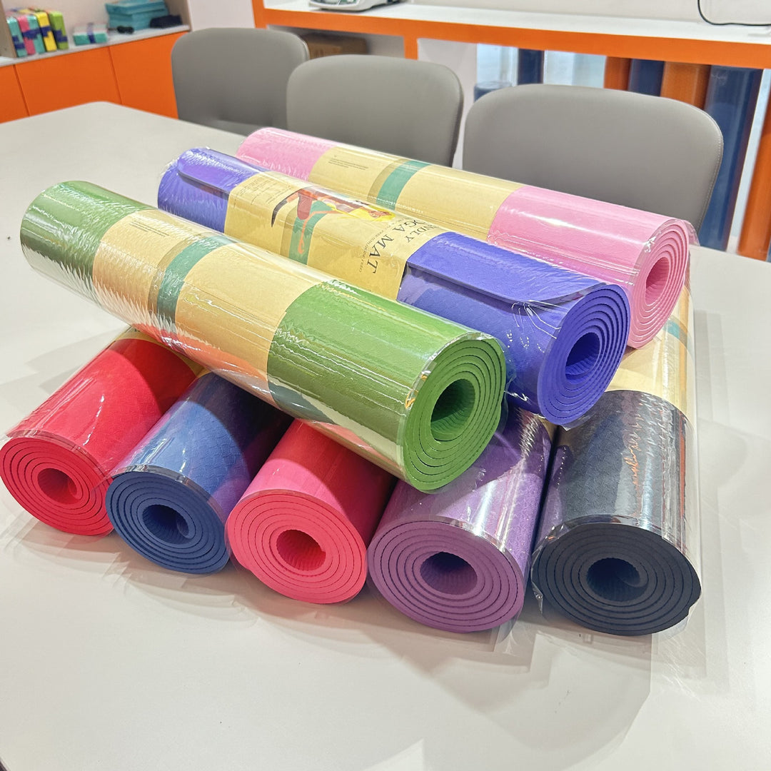 Premium Yoga Mat with Non-Slip Surface and Carry Strap Bowlift