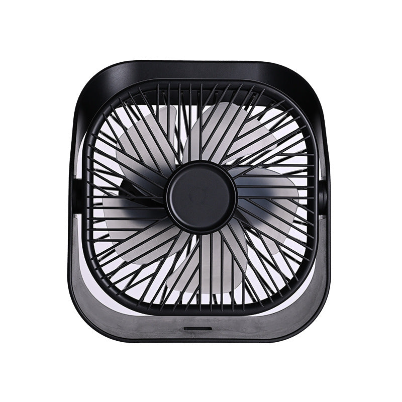 Unisex ceiling-mounted circular industrial fan with swivel carrying handle Bowlift
