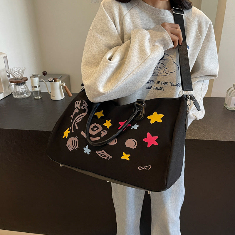 Artistic Print Travel Duffel Bag Bowlift