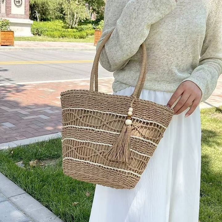 Handbag with Braided Details Bowlift