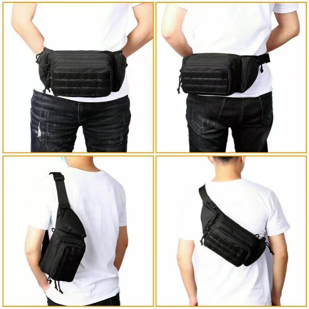Practical hip belt with multiple compartments Bowlift