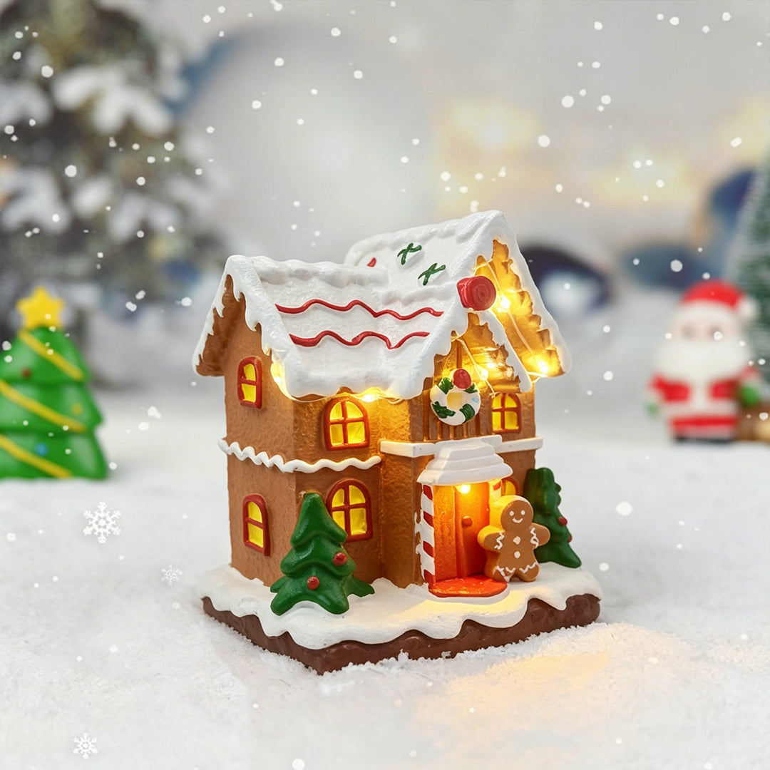 Glowing Christmas Village House Bowlift