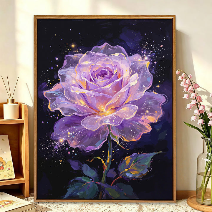 Floral Galaxy Canvas Art Bowlift