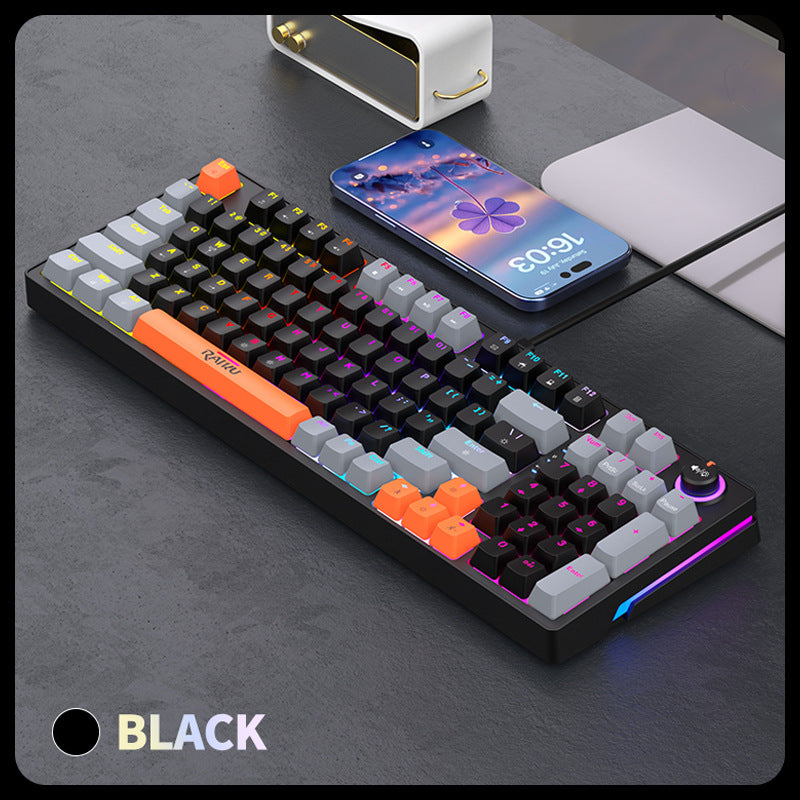 Backlit Mechanical Gaming Keyboard Bowlift