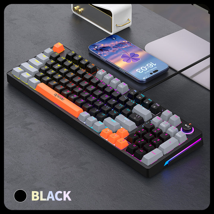 Backlit Mechanical Gaming Keyboard Bowlift