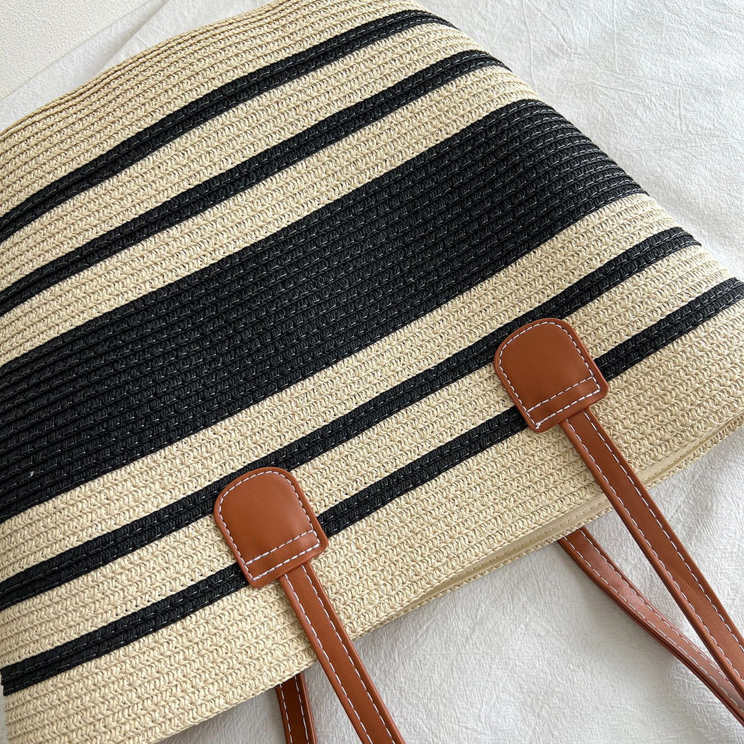 Fashionable Tote Bag Made of Braided Material Bowlift