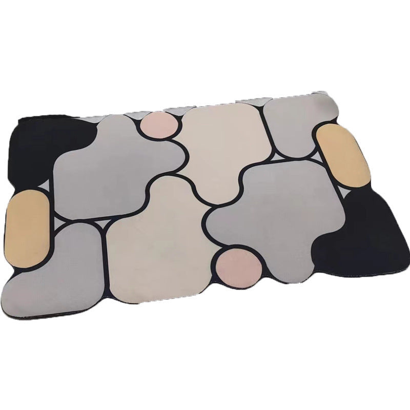 Abstract Geometric Bath Mat Bowlift