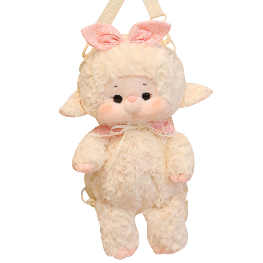 Plush Backpack in Cute Rabbit Design Bowlift