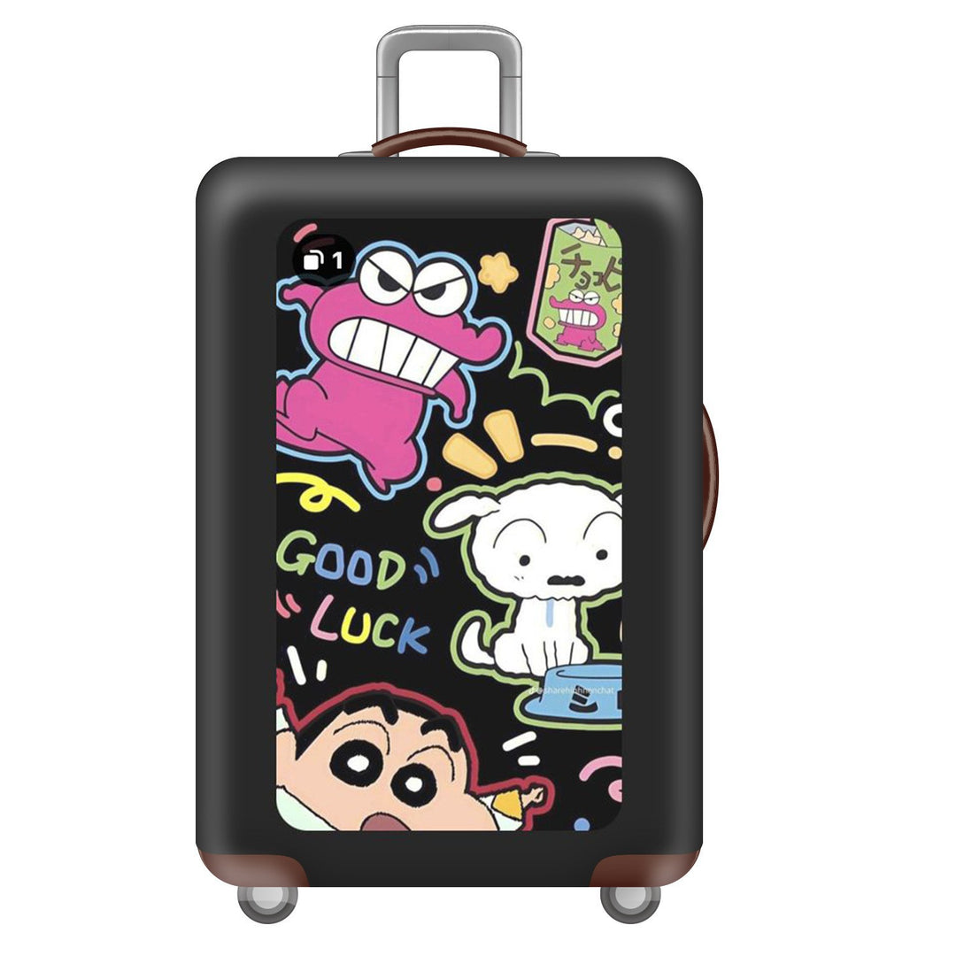 Unisex hard shell suitcase with colorful cartoon design Bowlift