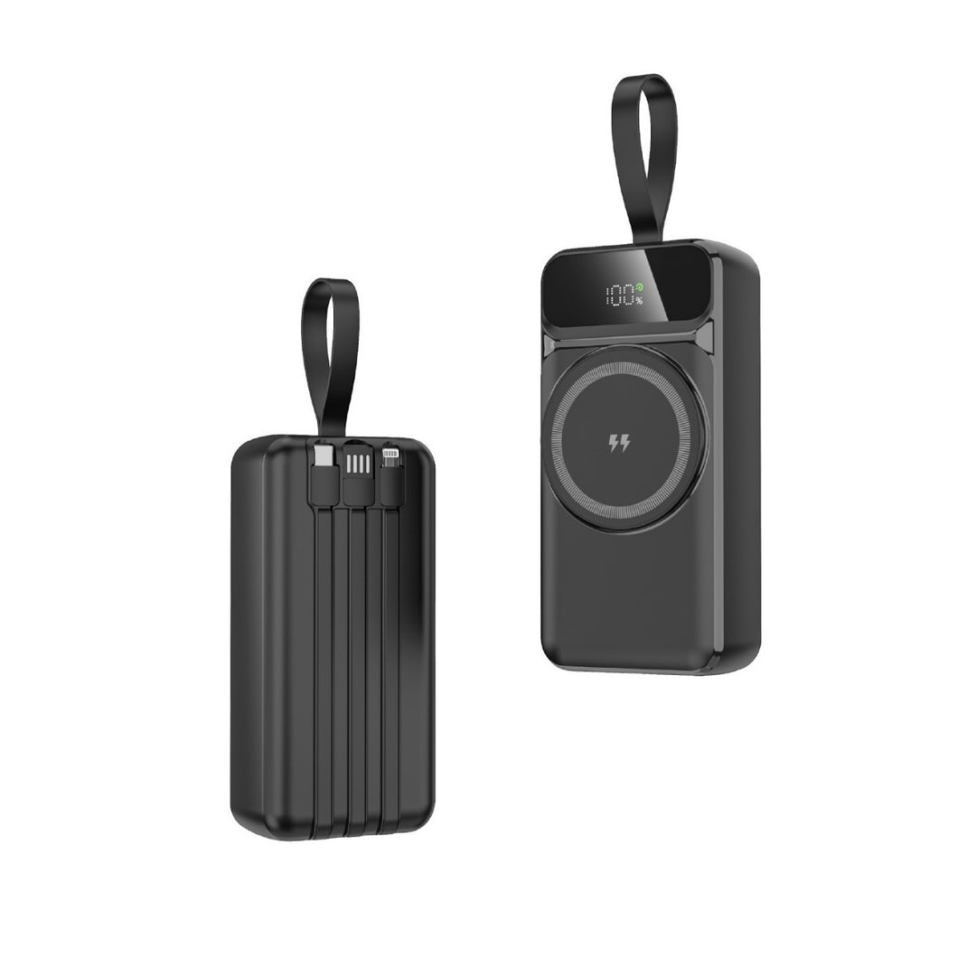 Portable Wireless Powerbank with Intelligent Charging Management and Digital Display Bowlift