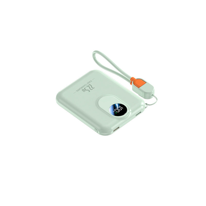 Portable power bank with intelligent fast charging interface and digital display Bowlift