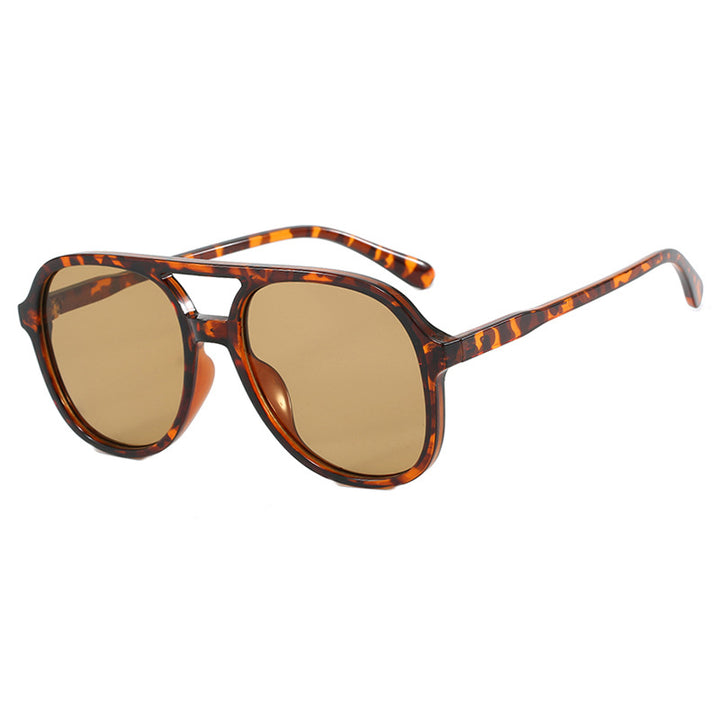 Women's sunglasses with elegant tortoise pattern and UV protection Bowlift