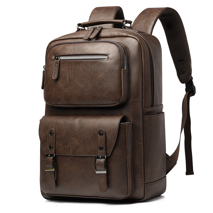 Premium Leather Organizer Backpack Bowlift
