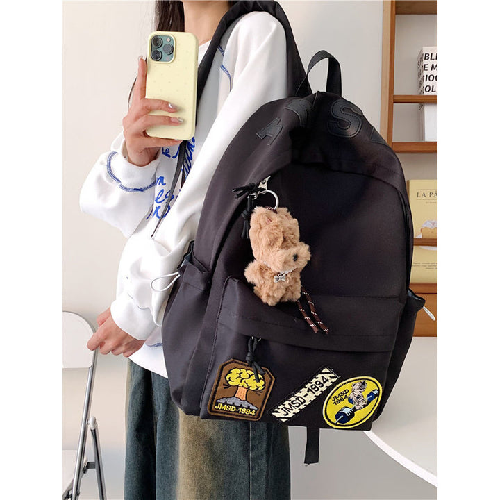 Artistic Patchwork Backpack Bowlift
