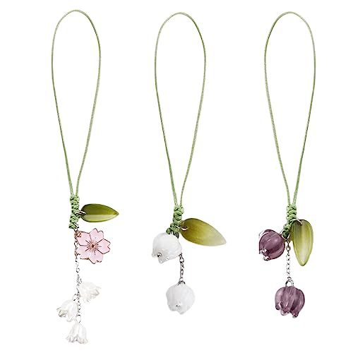 Decorative Floral Charm Keychain Bowlift