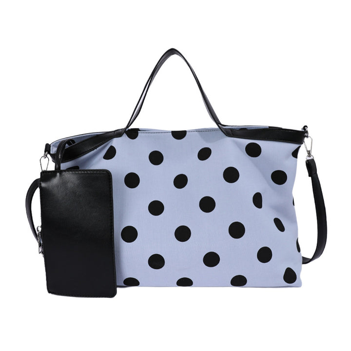 Polka Dot Multifunctional Tote Bag Bowlift