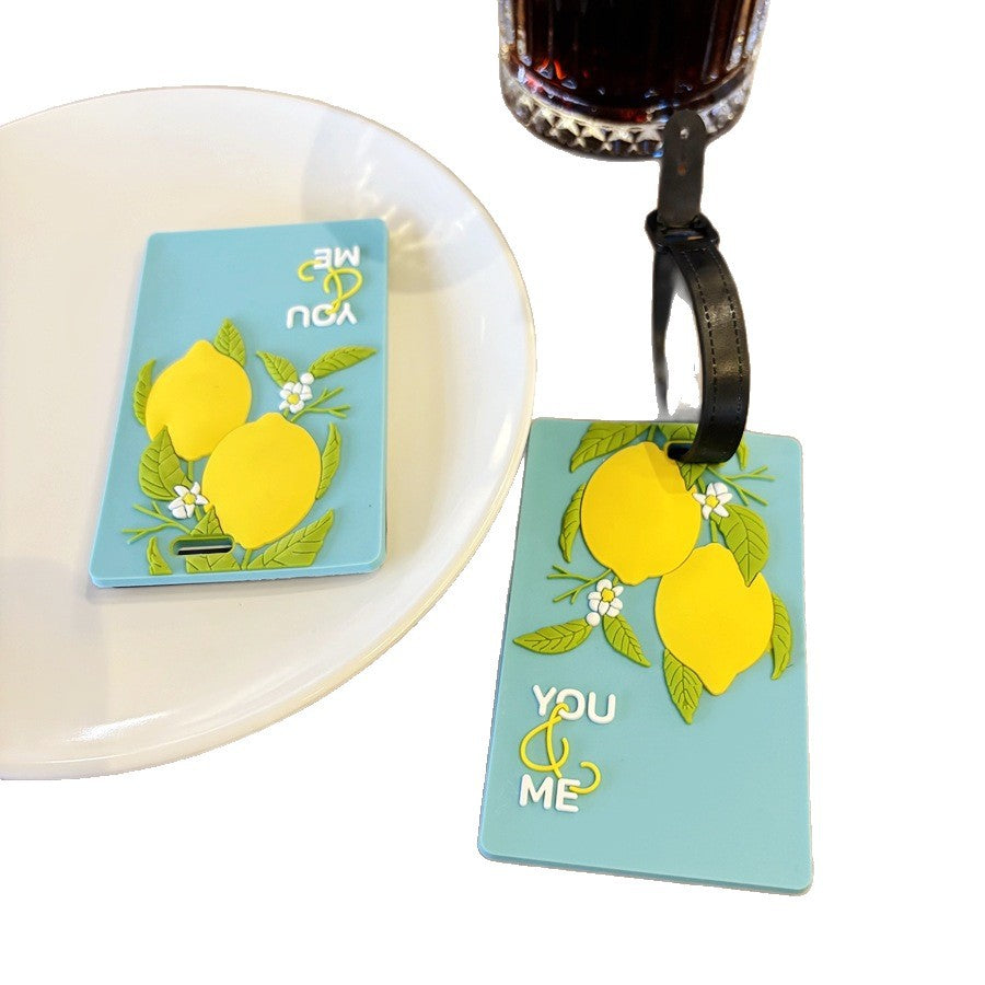 Fun Fruit-Themed Luggage Tag Bowlift