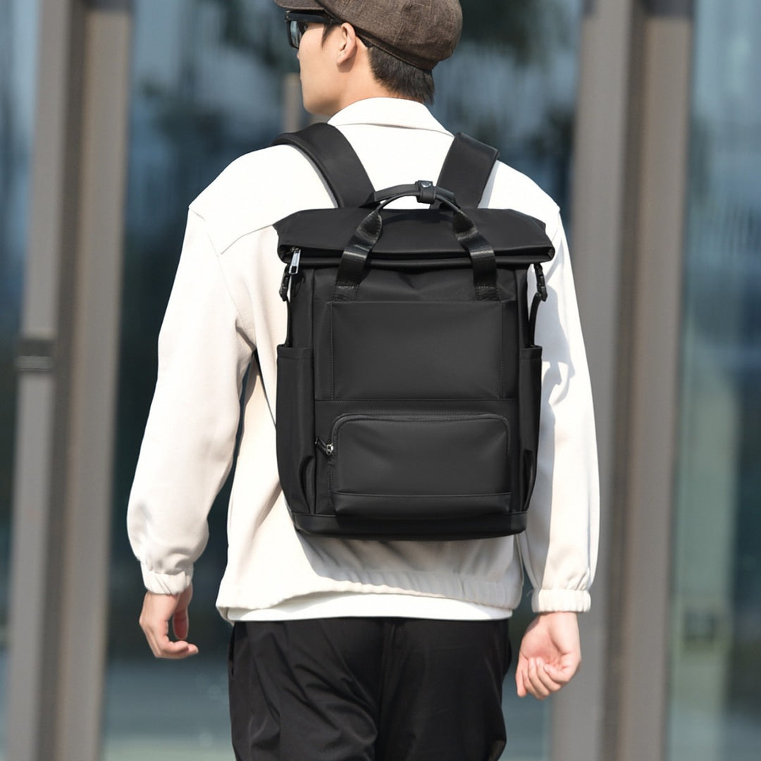 Durable Waterproof Roll-Top Backpack Bowlift