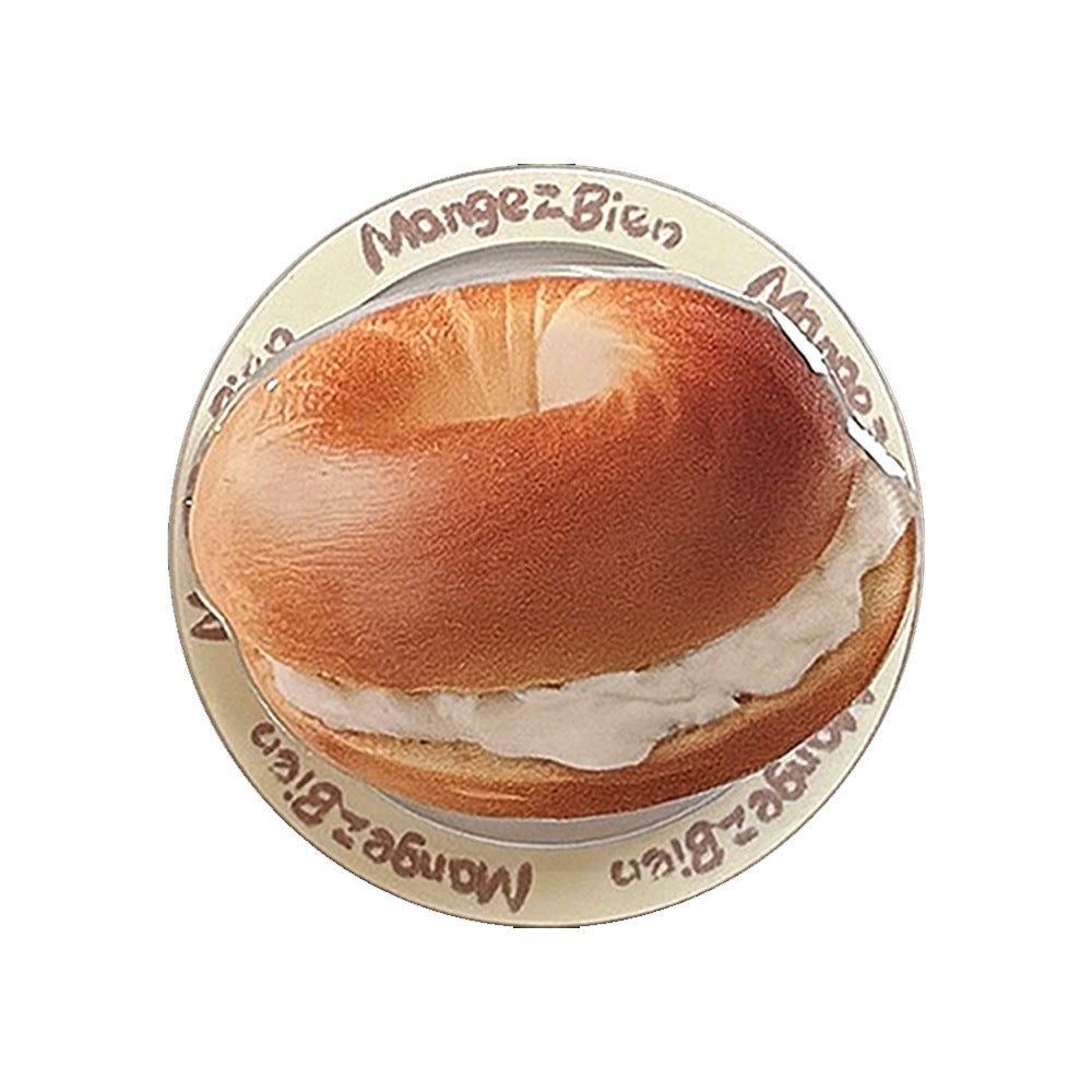 Bagel-shaped coffee cup coasters Bowlift
