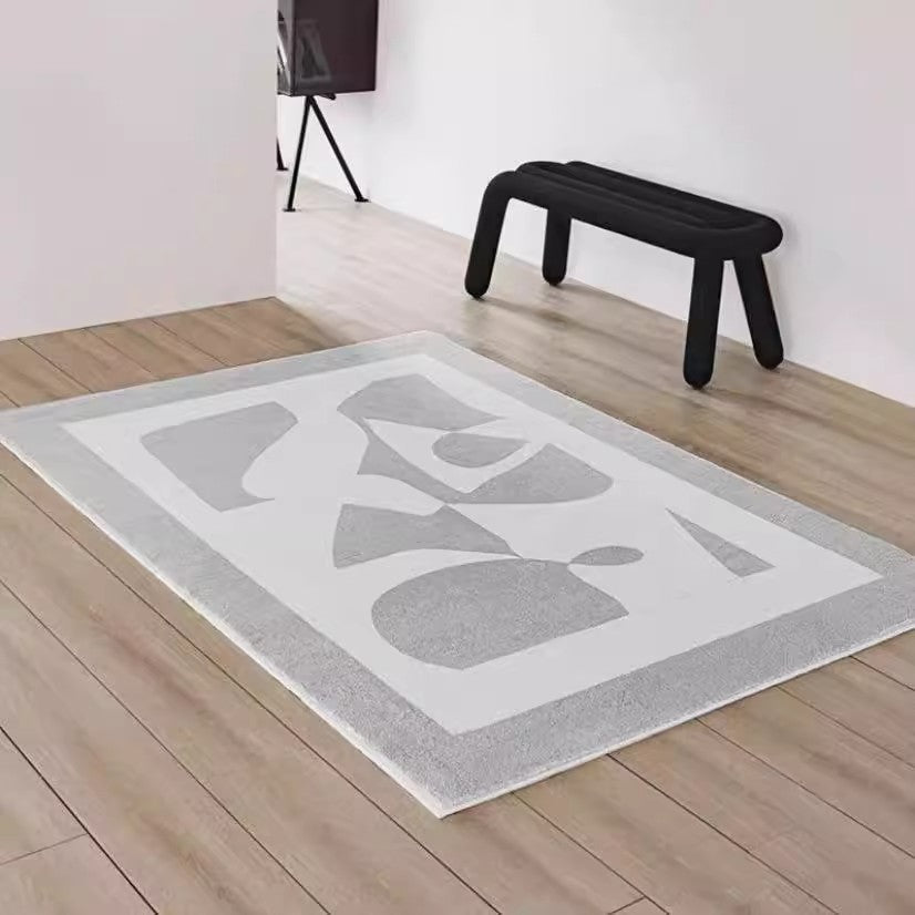 Modern Geometric Area Rug Bowlift