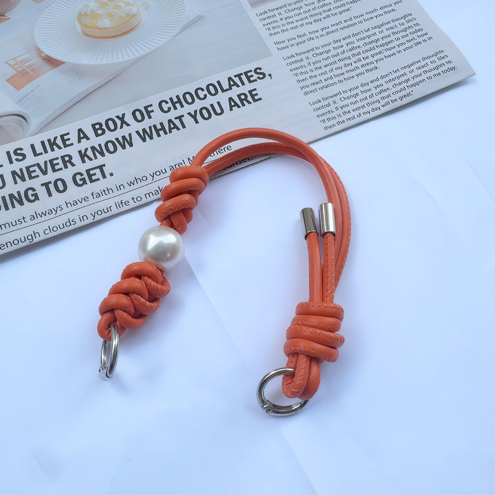 Elegant Braided Keyring Strap Bowlift