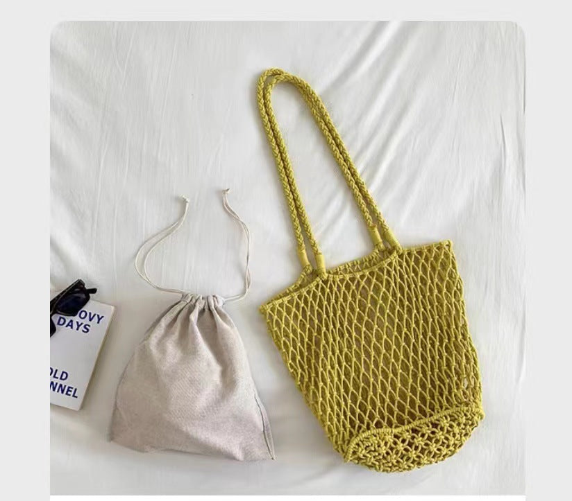 Hand-knotted shopping bag Bowlift