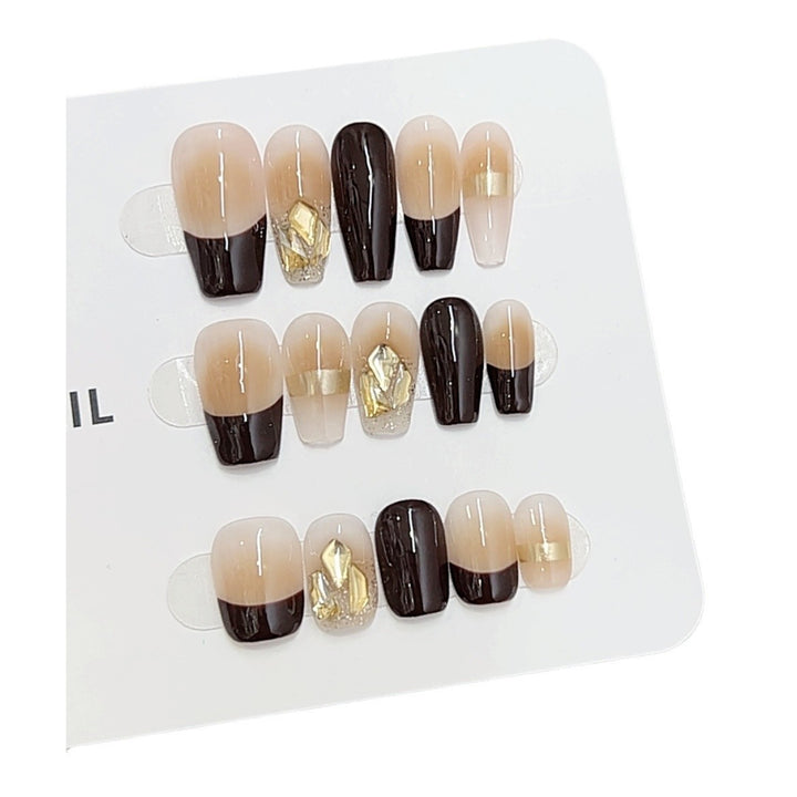 Artistic Ombre Press-On Nails Set Bowlift