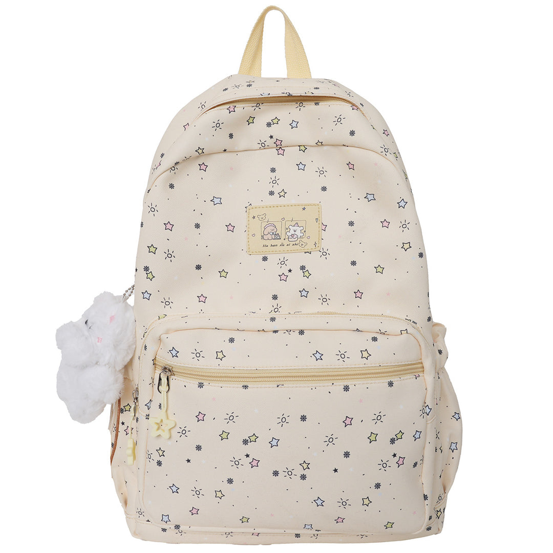 Fun Starry Print Backpack Bowlift