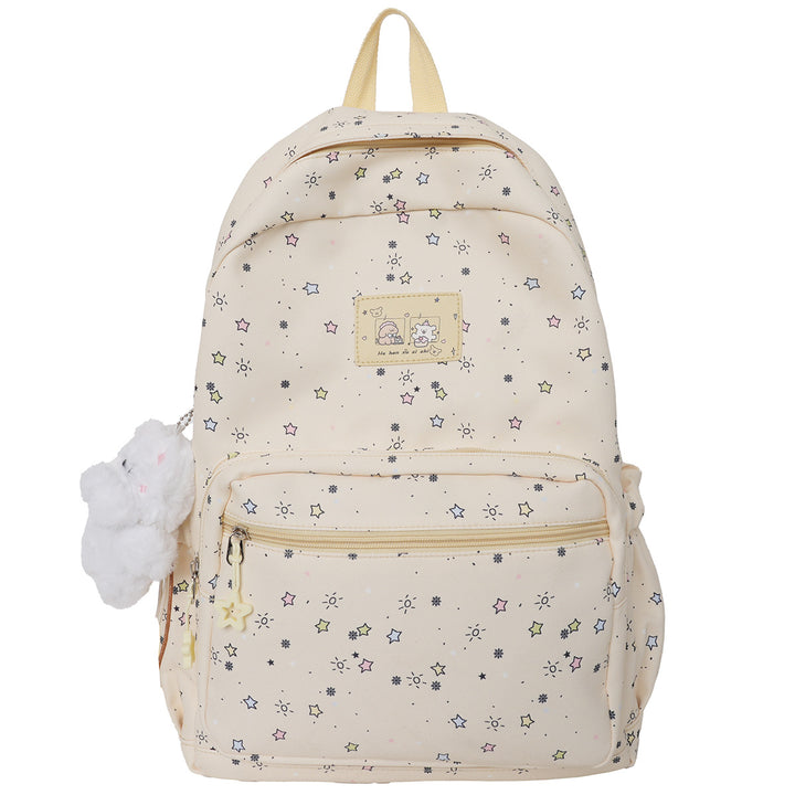 Fun Starry Print Backpack Bowlift