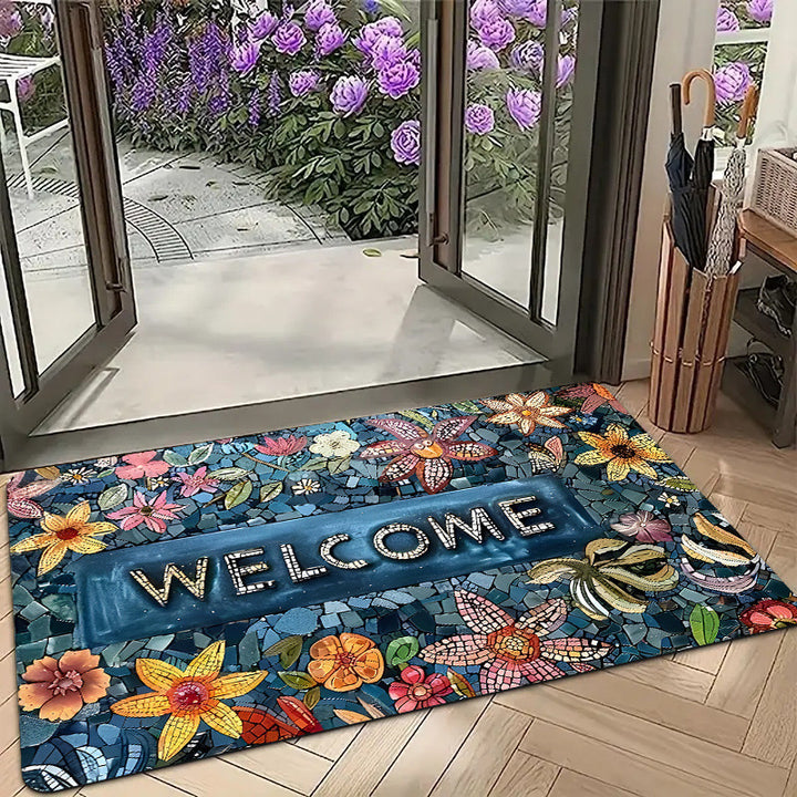 Rustic Welcome Mat Bowlift