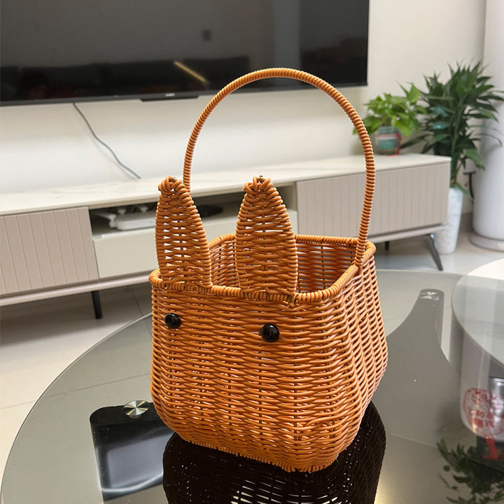 Women cute hand basket with ears Bowlift