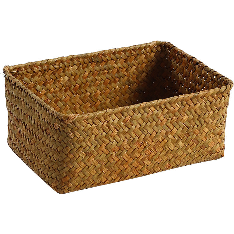 Handcrafted Woven Storage Basket Bowlift