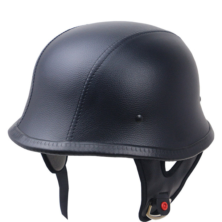 Vintage Carbon Fiber Motorcycle Helmet Bowlift