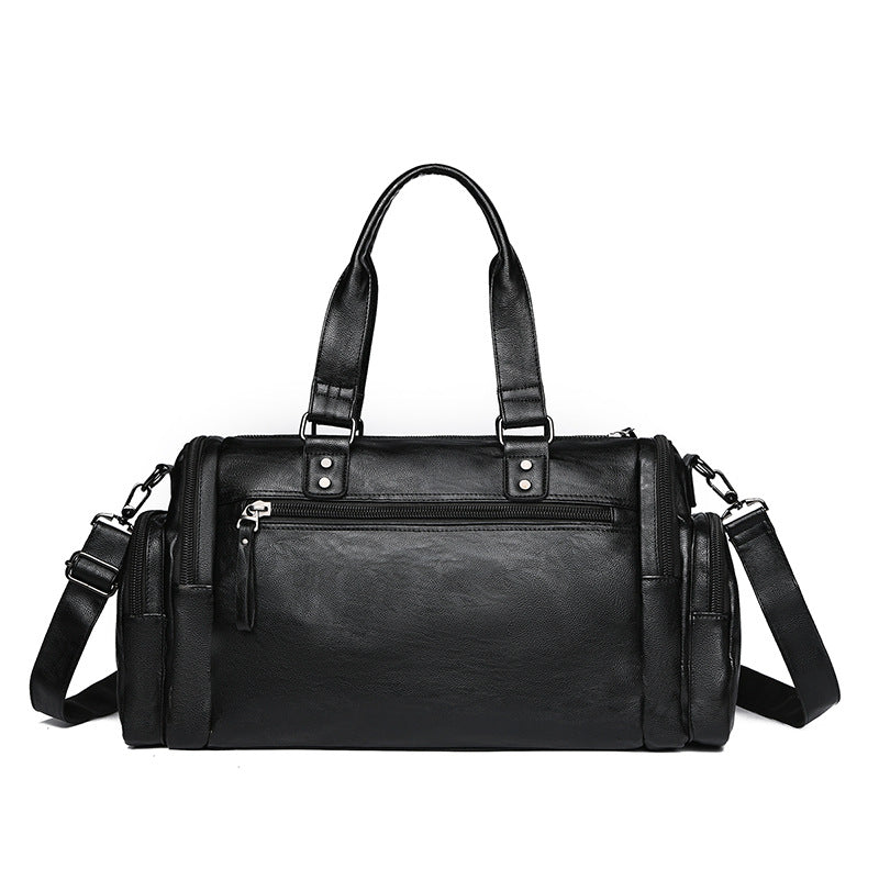 Premium Leather Travel Duffle Bag Bowlift