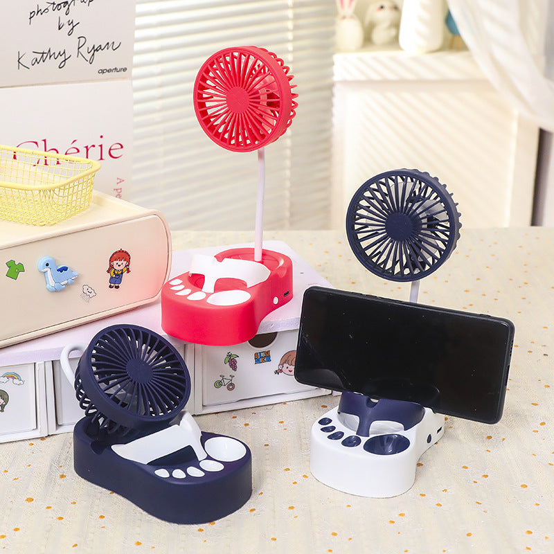 Ladies Portable Table Fan with Flexible Height Bowlift
