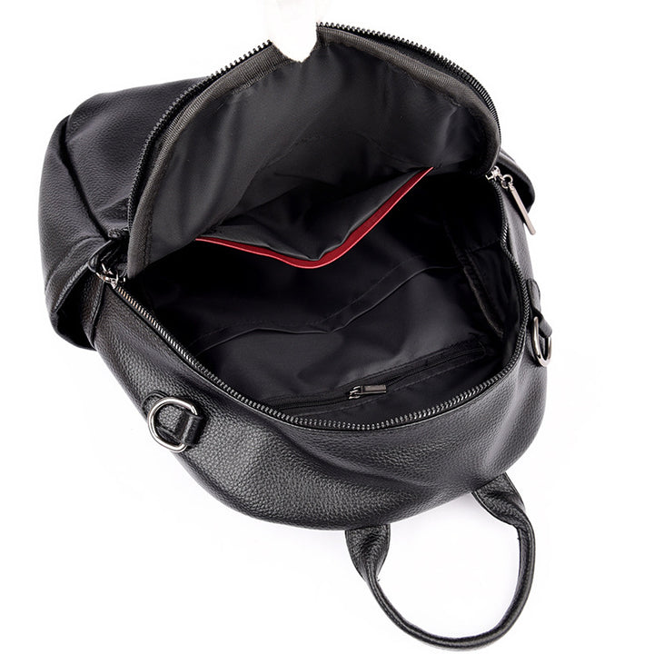Premium Leather Travel Backpack Bowlift