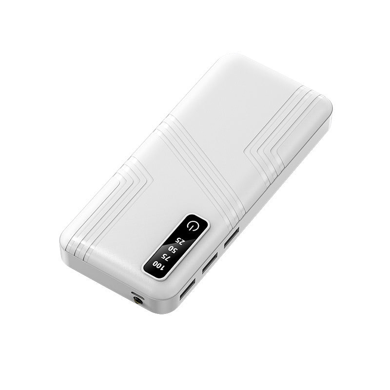 Portable power bank with multifunctional fast charging connector and LCD display Bowlift