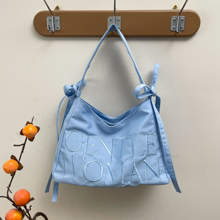 Stylish Satin Bucket Bag Bowlift