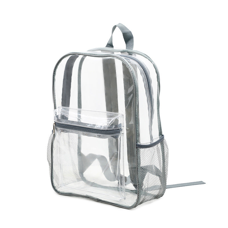 Transparent backpack with practical organizer Bowlift