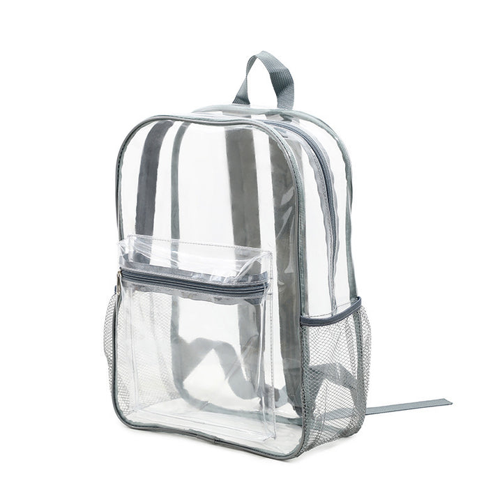 Transparent backpack with practical organizer Bowlift