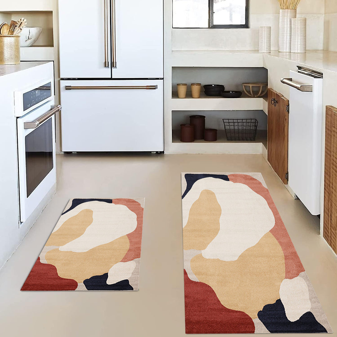Vintage-Inspired Kitchen Mat Set Bowlift